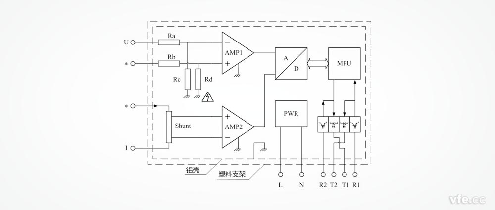 DP800數(shù)字功率計(jì)功率單元原理圖