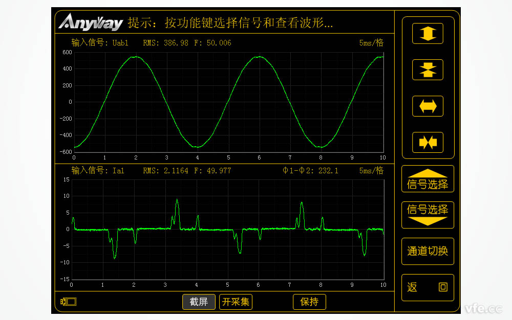 低壓變頻器輸入電流、電壓