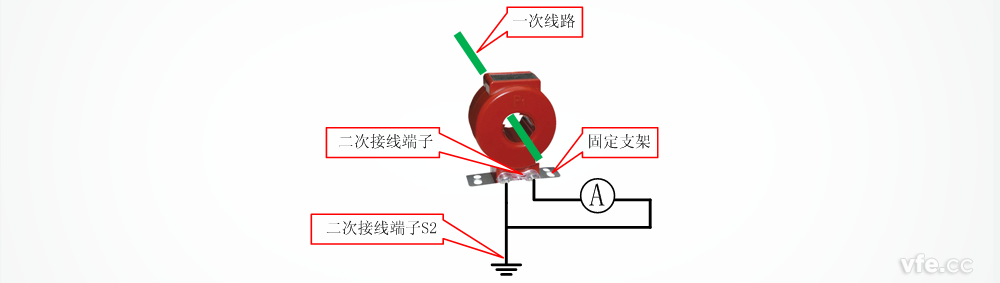 測量中電流互感器的接線圖