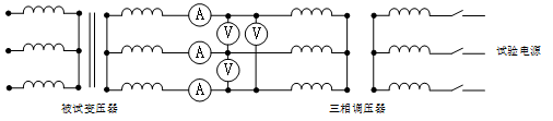 三相變壓器空載實(shí)驗(yàn)原理圖